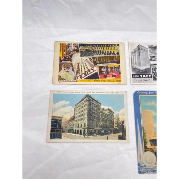 VTG set of 4 New York City postcards - Picture 3 of 6